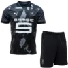 Stade Rennais Conjunto 2024 2025 Tercera Negro - Equipacion Stade Rennais | escamisetasfutbol