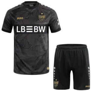 VfB Stuttgart Conjunto 2025 2026 Tercera Negro - Vfb Stuttgart Equipacion | escamisetasfutbol