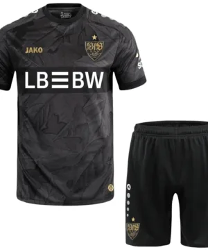 VfB Stuttgart Conjunto 2025 2026 Tercera Negro - Vfb Stuttgart Equipacion | escamisetasfutbol