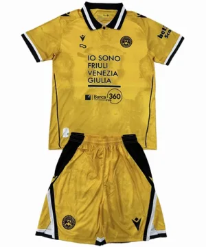 Udinese Conjunto 2025 2026 Tercera Amarillo - Maglia Udinese | escamisetasfutbol