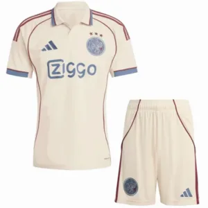 Ajax Niños Conjunto 2025 2026 Tercera Amarillo - Ajax Niños Barata | escamisetasfutbol