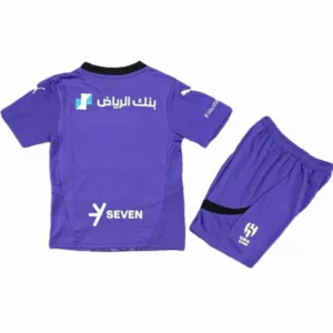 Al Hilal Saudi Niños Conjunto 2024 2025 Tercera Púrpura - Tuta Al Hilal Saudi Niños | escamisetasfutbol