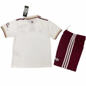 Arsenal Niños Conjunto 2025 2026 Tercera Blanco - Equipacion Arsenal Niños | escamisetasfutbol