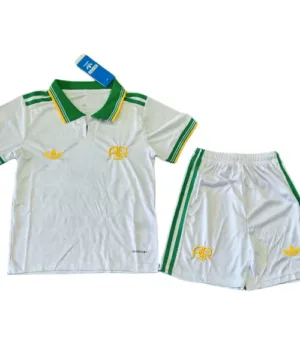 AS Roma Niños Conjunto 2025 2026 Tercera Blanco - Tuta AS Roma Niños | escamisetasfutbol