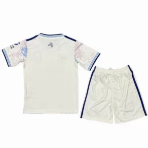 Aston Villa Niños Conjunto 2025 2026 Tercera Blanco - Tuta Aston Villa Niños | escamisetasfutbol
