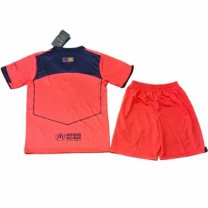 FC Barcelona Niños Conjunto 2025 2026 Tercera Naranja - Equipacion Fc Barcelona Niños | escamisetasfutbol