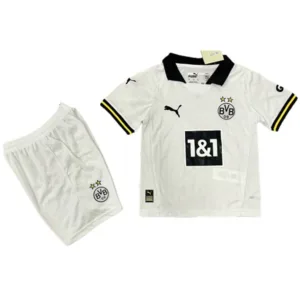 Borussia Dortmund Niños Conjunto 2024 2025 Tercera Blanco - Tuta Borussia Dortmund Niños | escamisetasfutbol