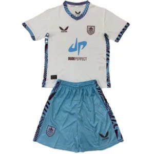 Burnley FC Niños Conjunto 2024 2025 Tercera Blanco - Tuta Burnley FC Niños | escamisetasfutbol