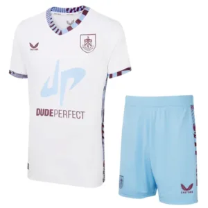 Burnley FC Niños Conjunto 2024 2025 Tercera Blanco - Tuta Burnley FC Niños | escamisetasfutbol