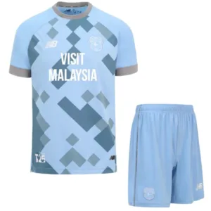 Cardiff City Niños Conjunto 2024 2025 Tercera Azul - Tuta Cardiff City Niños | escamisetasfutbol