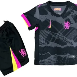 Chelsea Niños Conjunto 2024 2025 Tercera Negro - Equipacion Chelsea Niños | escamisetasfutbol