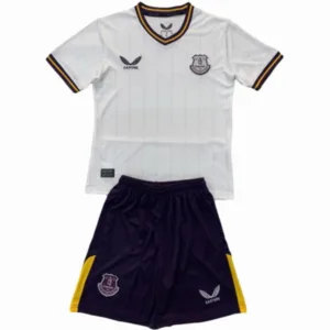 Everton Niños Conjunto 2024 2025 Tercera Blanco - Tuta Everton Niños | escamisetasfutbol