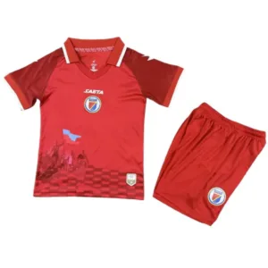 Haití Niños Conjunto 2026 Tercera Rojo - Haití Niños Barata | escamisetasfutbol