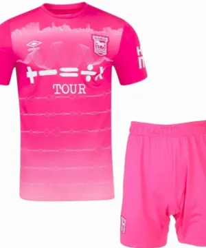 Ipswich Town Niños Conjunto 2024 2025 Tercera Rosa - Tuta Ipswich Town Niños | escamisetasfutbol