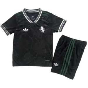 Juventus Niños Conjunto 2025 2026 Tercera Negro - Equipación Juventus Niños | escamisetasfutbol