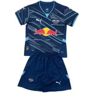 RB Leipzig Niños Conjunto 2024 2025 Tercera Azul - Tuta RB Leipzig Niños | escamisetasfutbol