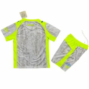 Manchester City Niños Conjunto 2025 2026 Tercera Gris - Equipacion Manchester City Niños | escamisetasfutbol