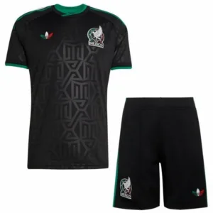 México Niños Conjunto 2026 Tercera Negro - Playera Mexico 2026 Niños | escamisetasfutbol