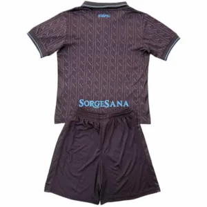 SSC Napoli Niños Conjunto 2025 2026 Tercera Negro - Tuta SSC Napoli Niños | escamisetasfutbol