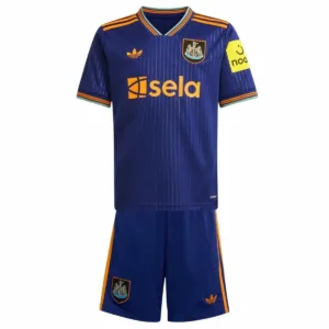 Newcastle United Niños Conjunto 2025 2026 Tercera Azul - Tuta Newcastle United Niños | escamisetasfutbol