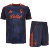 Nottingham Forest Niños Conjunto 2025 2026 Tercera Azul - Tuta Nottingham Forest Niños | escamisetasfutbol
