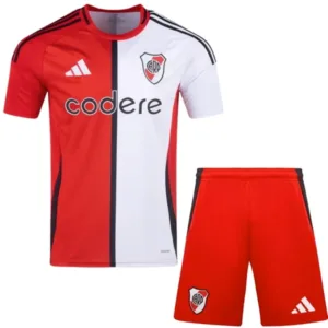 River Plate Niños Conjunto 2024 2025 Tercera Rojo - Tuta River Plate Niños | escamisetasfutbol