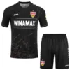 VfB Stuttgart Niños Conjunto 2024 2025 Tercera Negro - Tuta VfB Stuttgart Niños | escamisetasfutbol