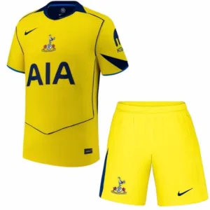 Tottenham Hotspur Niños Conjunto 2025 2026 Tercera Amarillo - Tuta Tottenham Hotspur Niños | escamisetasfutbol