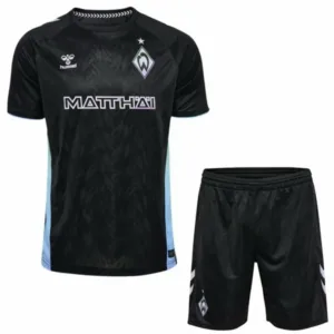 Werder Bremen Niños Conjunto 2024 2025 Tercera Negro - Tuta Werder Bremen Niños | escamisetasfutbol