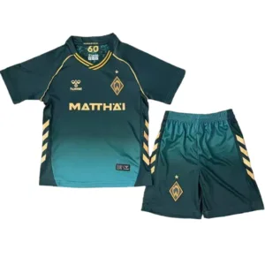 Werder Bremen Niños Conjunto 2025 2026 Tercera Verde - Tuta Werder Bremen Niños | escamisetasfutbol