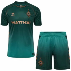 Werder Bremen Niños Conjunto 2025 2026 Tercera Verde - Tuta Werder Bremen Niños | escamisetasfutbol