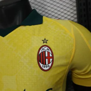 AC Milan Camiseta Edición Jugadores 2025 2026 Tercera Amarilla - Camiseta Ac Milan | escamisetasfutbol