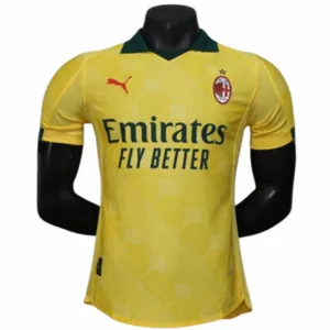 AC Milan Camiseta Edición Jugadores 2025 2026 Tercera Amarilla - Camiseta Ac Milan | escamisetasfutbol