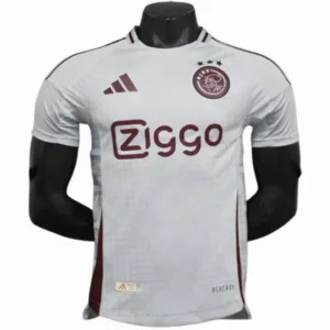 Ajax Camiseta Edición Jugadores 2024 2025 Tercera Blanca - Camiseta Ajax | escamisetasfutbol