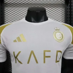 Al-Nassr FC Camiseta Edición Jugadores 2024 2025 Tercera Blanca - Camiseta Al Nassr Fc | escamisetasfutbol