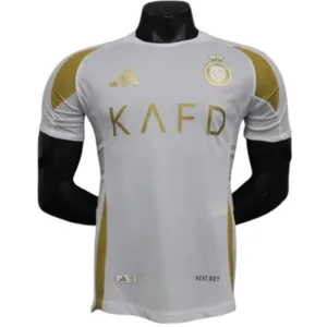 Al-Nassr FC Camiseta Edición Jugadores 2024 2025 Tercera Blanca - Camiseta Al Nassr Fc | escamisetasfutbol