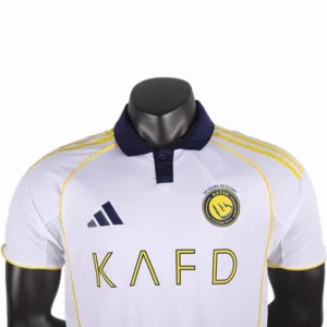 Al-Nassr FC Camiseta Edición Jugadores 2025 2026 Tercera Blanca - Camiseta Al Nassr Fc | escamisetasfutbol