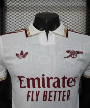 Arsenal Camiseta Edición Jugadores 2025 2026 Tercera Blanca - Camiseta Arsenal | escamisetasfutbol