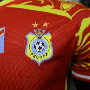 Congo Camiseta Edición Jugadores 2026 Tercera Roja - Camiseta Congo | escamisetasfutbol
