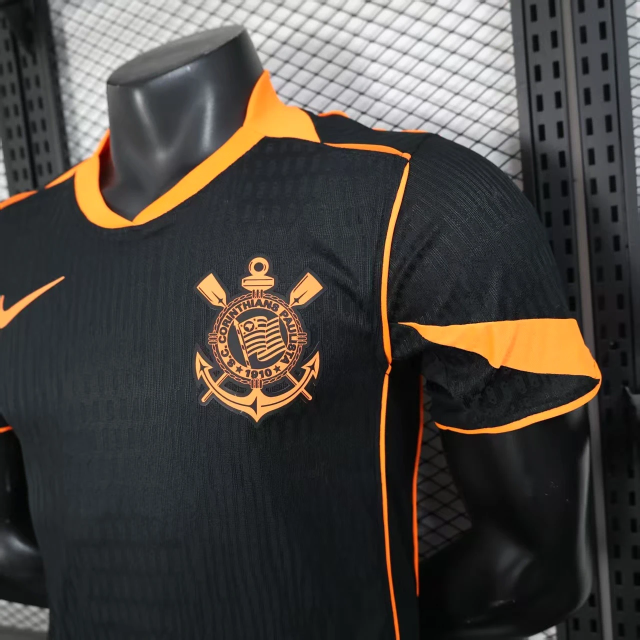 Corinthians Paulista Camiseta Edición Jugadores 2025 2026 Tercera Negra | escamisetasfutbol