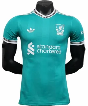 Liverpool Camiseta Edición Jugadores 2025 2026 Tercera Verde - Camiseta Liverpool | escamisetasfutbol