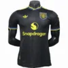 Manchester United Camiseta Edición Jugadores 2025 2026 Tercera Negra - Camiseta Manchester United | escamisetasfutbol