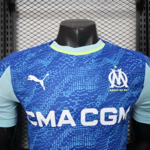 Marsella Camiseta Edición Jugadores 2025 2026 Tercera Azul - Camiseta Marsella | escamisetasfutbol