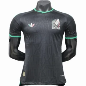 México Camiseta Edición Jugadores 2026 Tercera Negra - Camiseta Selección México | escamisetasfutbol