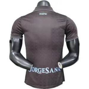 SSC Napoli Camiseta Edición Jugadores 2025 2026 Tercera Negra - Camiseta Serie A SSC Napoli | escamisetasfutbol
