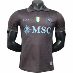 SSC Napoli Camiseta Edición Jugadores 2025 2026 Tercera Negra - Camiseta Serie A SSC Napoli | escamisetasfutbol