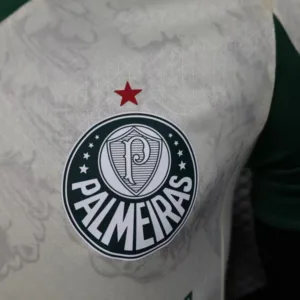 SE Palmeiras Camiseta Edición Jugadores 2025 2026 Tercera Amarilla - Camiseta Kidsuper X Se Palmeiras Graphic Masculina | escamisetasfutbol
