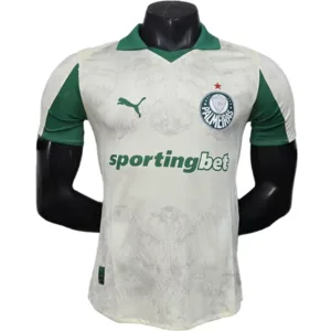 SE Palmeiras Camiseta Edición Jugadores 2025 2026 Tercera Amarilla - Camiseta Kidsuper X Se Palmeiras Graphic Masculina | escamisetasfutbol