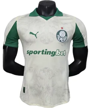 SE Palmeiras Camiseta Edición Jugadores 2025 2026 Tercera Amarilla - Camiseta Kidsuper X Se Palmeiras Graphic Masculina | escamisetasfutbol