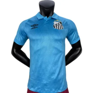 Santos FC Camiseta Edición Jugadores 2025 2026 Tercera Azul - Camiseta Santos Fc | escamisetasfutbol